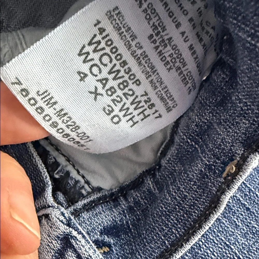 Wrangler Classic Blue Denim Jeans       Size 4 x 30 - Picture 3 of 6